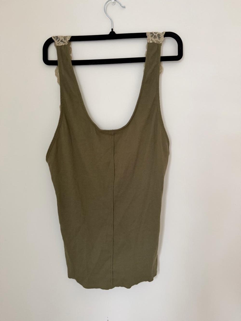 Free People Low Back Olive Tank